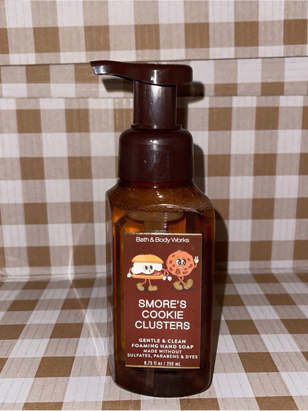 B&BW Blue S'mores Cookie Clusters gentle and clean foaming hand soap